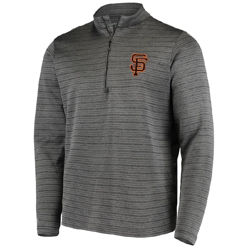 Year-End Deals San Francisco Giants Antigua Frontier Quarter-Zip Pullover Jacket - Gray Year-End Deals San Francisco Giants Antigua Frontier Quarter-Zip Pullover Jacket - Gray