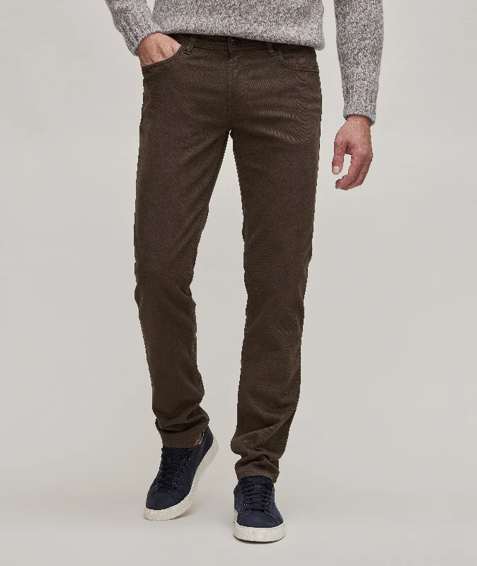 Deal Mania Brown Rubens Cotton Twill Five Pocket Pants - Re-Hash