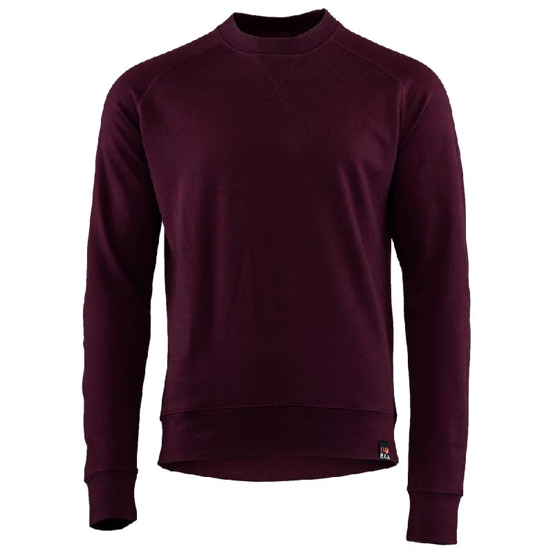 Can't Miss Mens Merino 260 Lounge Sweatshirt (Wine)