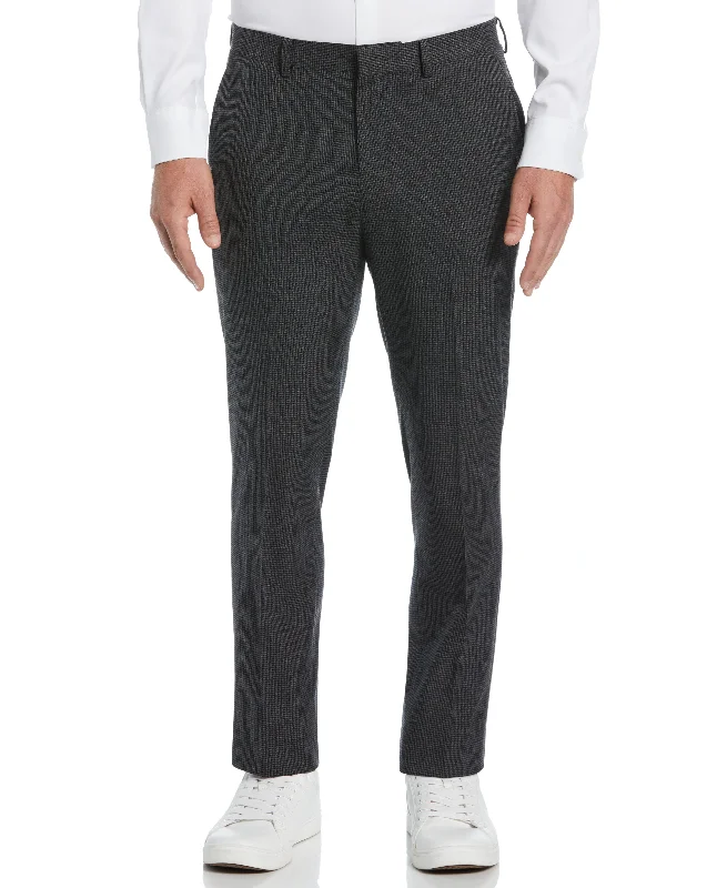 Weekend Discounts to Delight Slim Fit Houndstooth Suit Pant