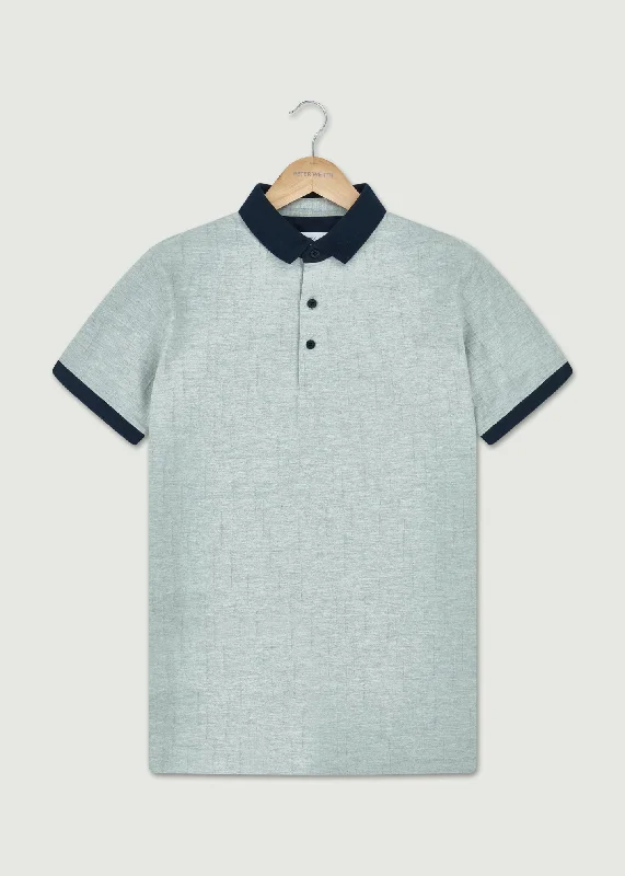 Massive Deals Binney Polo Shirt - Grey Marl