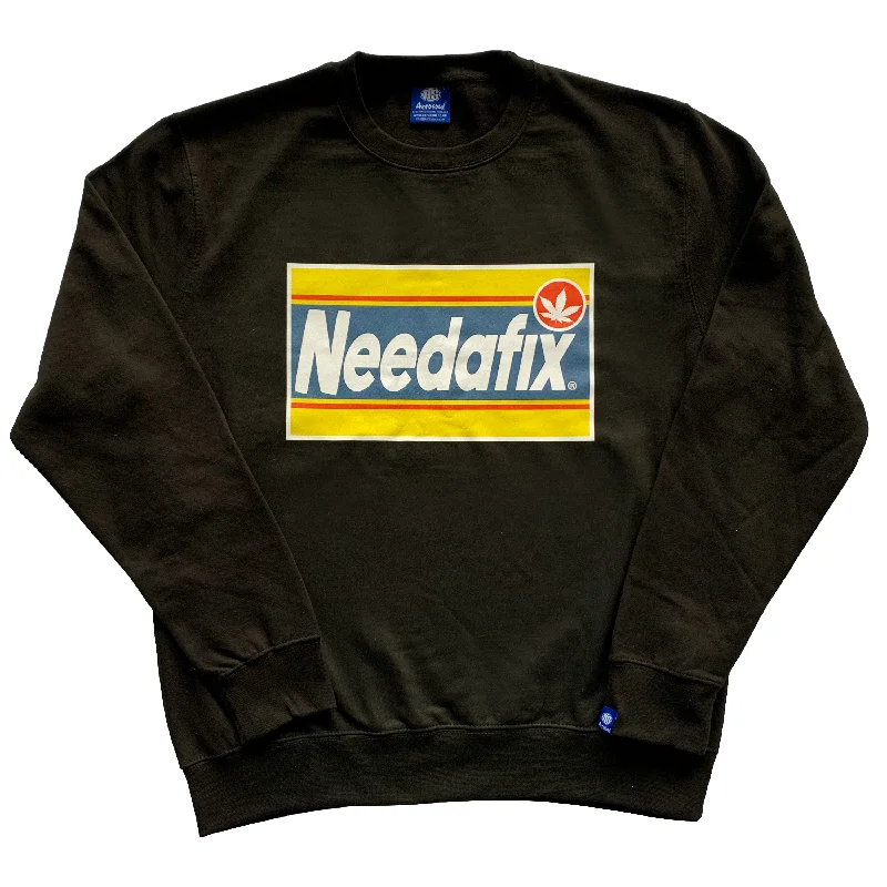 Overstock Sale Aerosoul Needafix Heavyweight Black Sweatshirt