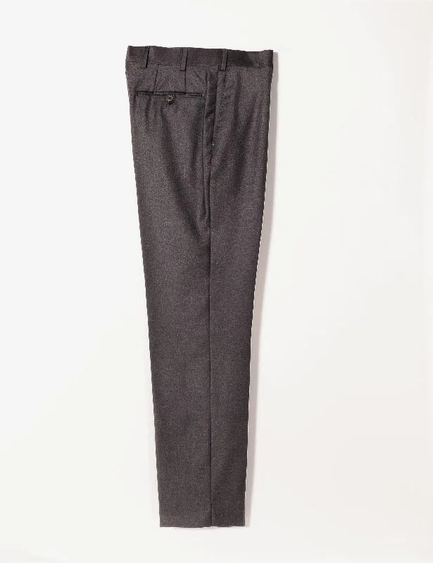 Discount Extravaganza BKT50 Tailored Trouser in Super 110s Twill - Charcoal