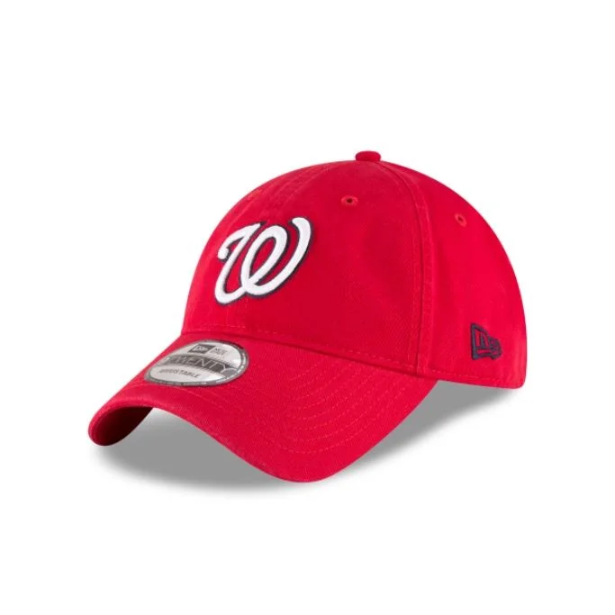 Special Buy Washington Nationals New Era Navy Core Classic 9TWENTY Adjustable Hat-RED
