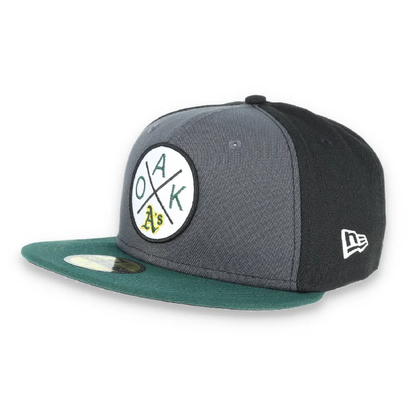 Value Pack New Era 59Fifty Hat Oakland Athletics 4X Logo MLB-Grey/Black/White