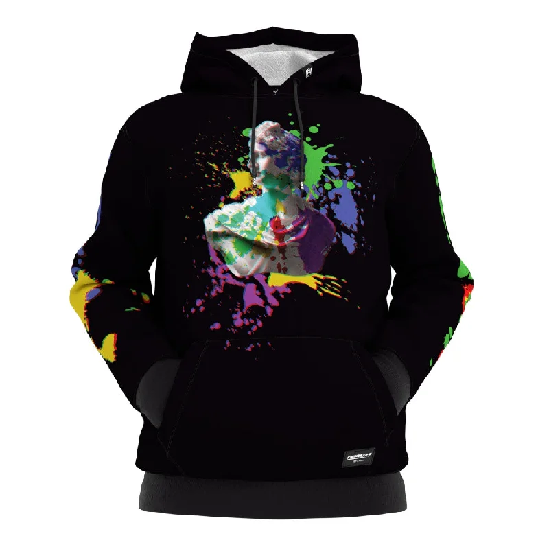 Weekend Offers That Excite Painted Sculpture Hoodie