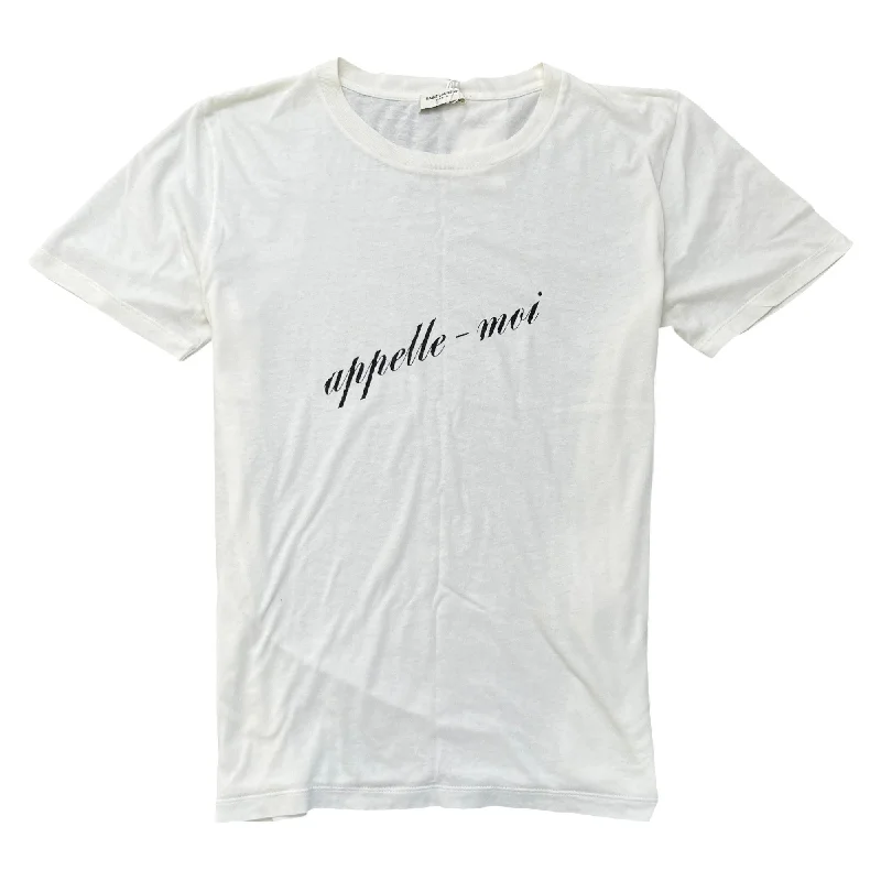 Stock Up Men's Logo Short Sleeve Shirt White Size S