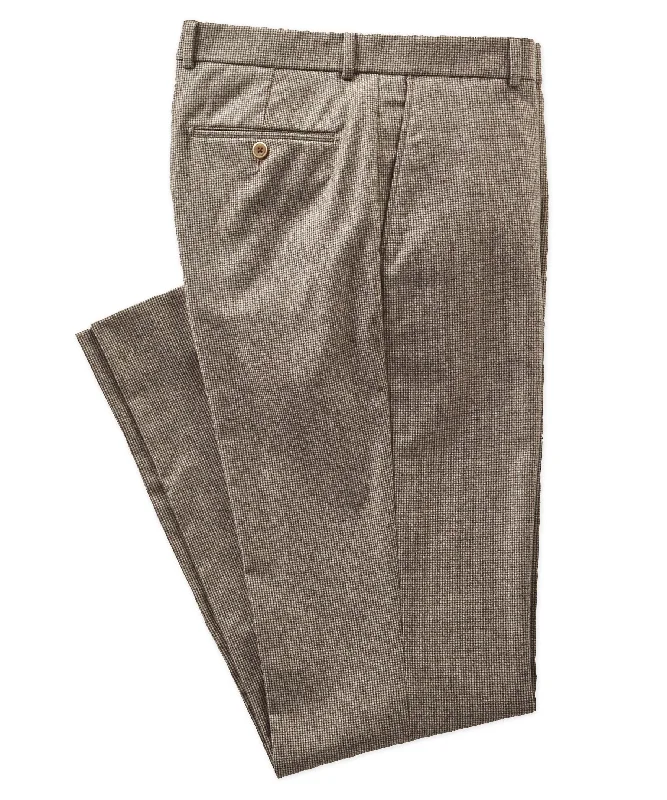 Crazy Savings Houndstooth Flat-Front Trouser