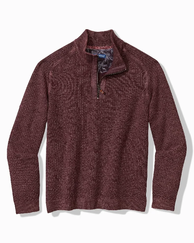 Exclusive Savings Tommy Bahama Sunbreak Half-Zip Sweater Chestnut