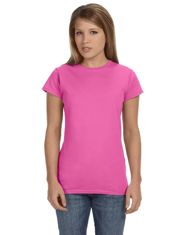 Gildan Ladies SoftStyle T-Shirt | Azalea