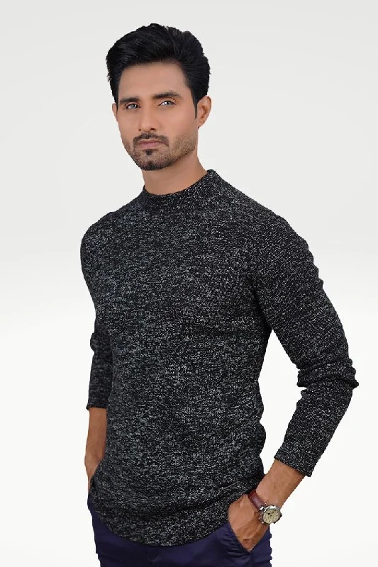 Deal Frenzy Licorice Twilight Mock Neck Sweatshirt