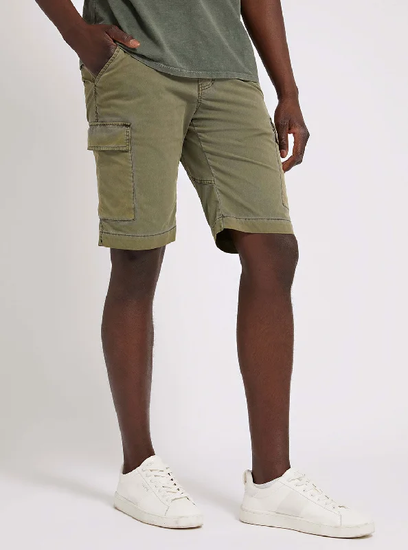 Olive Morning Technical Cargo Shorts