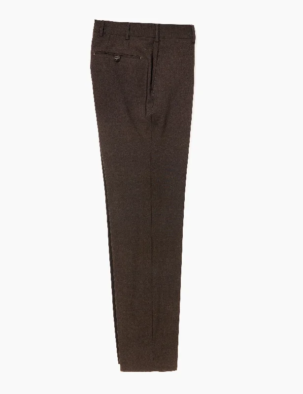 Fantastic Offers BKT50 Tailored Trousers in Heathered Plainweave - Charred Ember