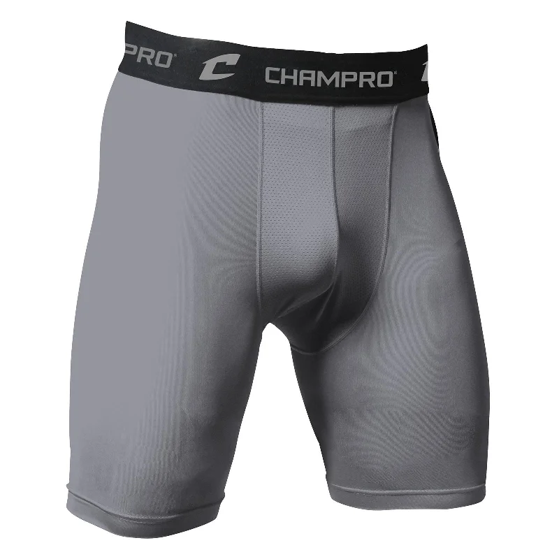 Weekend Deal CHAMPRO COMPRESSION SHORTS-GREY