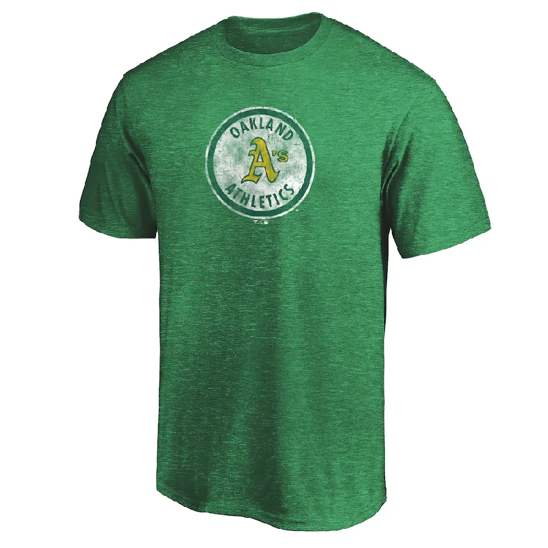 Weekend Deals to Make You Smile Oakland Athletics Fanatics Branded True Classics Throwback Logo Tri-Blend T-Shirt - Kelly Green Weekend Deals to Make You Smile Oakland Athletics Fanatics Branded True Classics Throwback Logo Tri-Blend T-Shirt - Kelly Green