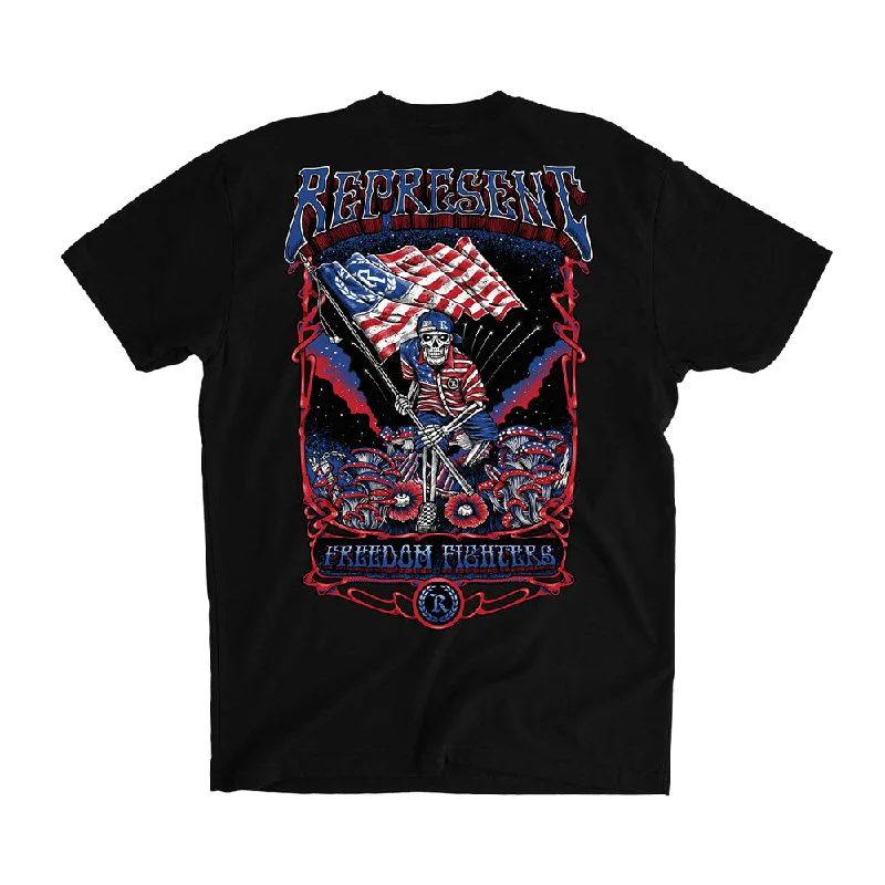 Weekend Offers That Thrill Psychadelic Freedom Fighters Signature Tee [BLACK]