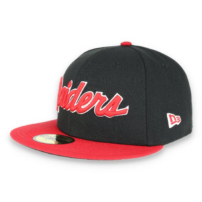 Weekend Bargains to Indulge In Las Vegas Raiders New Era 59Fifty Fitted Script -Black/Red Weekend Bargains to Indulge In Las Vegas Raiders New Era 59Fifty Fitted Script -Black/Red