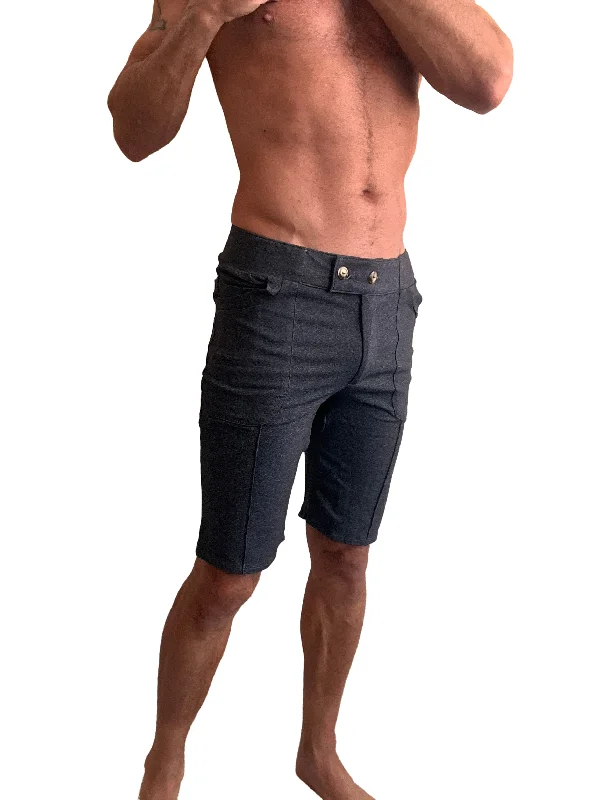 Weekend Deals That Amaze Performance Premium Urban Tactical Dress Shorts (Charcoal Heather)