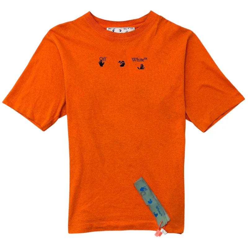 Massive Savings Men's Arrow Logo T-Shirt Orange Size S