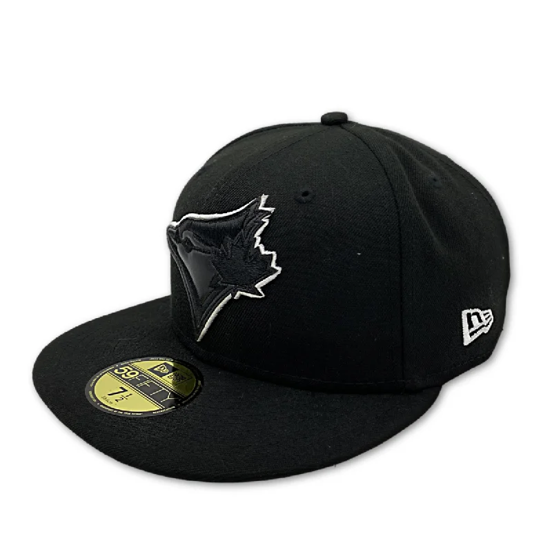 Weekend Deals to Make You Smile TORONTO BLUE JAYS Leather BASIC 59FIFTY FITTED -BLACK/WHITE Weekend Deals to Make You Smile TORONTO BLUE JAYS Leather BASIC 59FIFTY FITTED -BLACK/WHITE