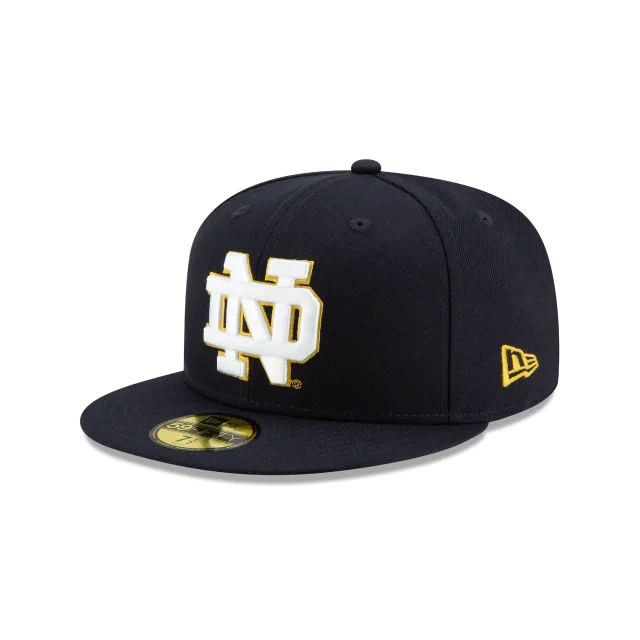 The Best Deal New Era Notre Dame Football 59Fifty Fitted Navy Hat