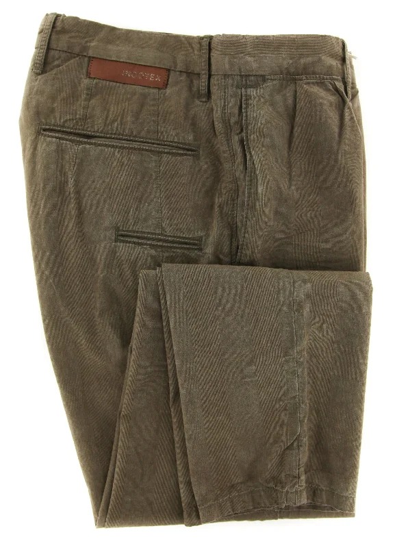 Incotex Olive Green Pants