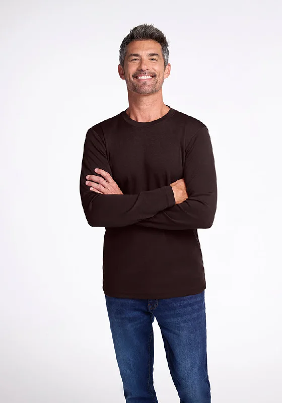 Weekend Discounts to Indulge In Easton Crew Neck Shirt - French Roast