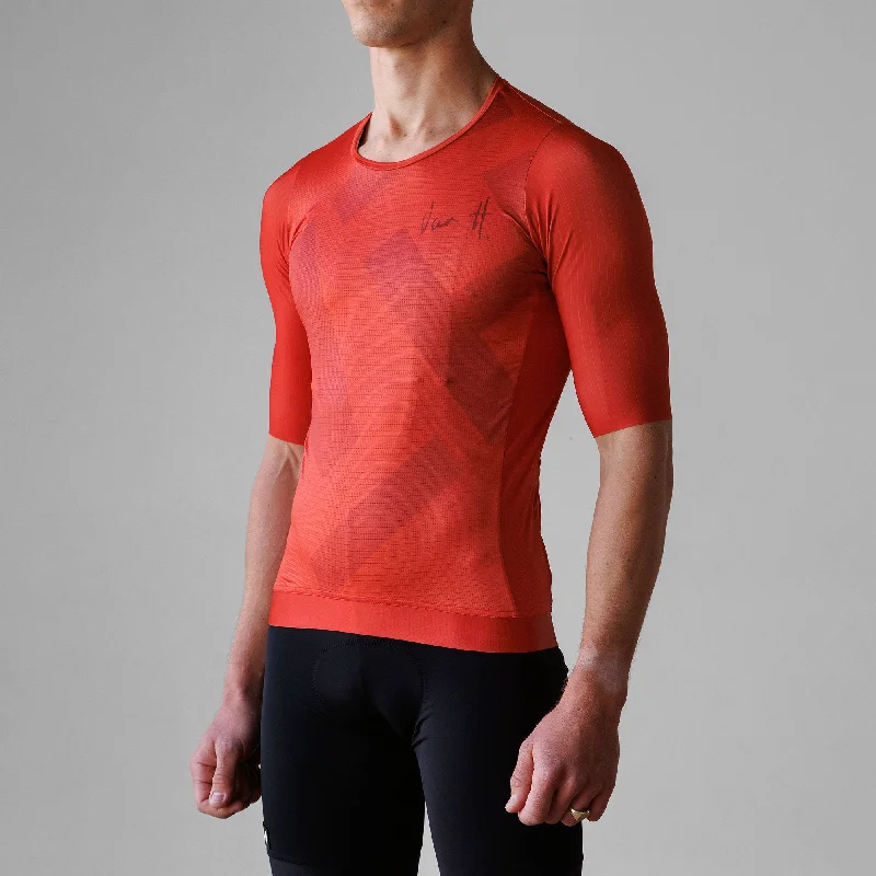 Price Slash Red Riding Zipless Jersey