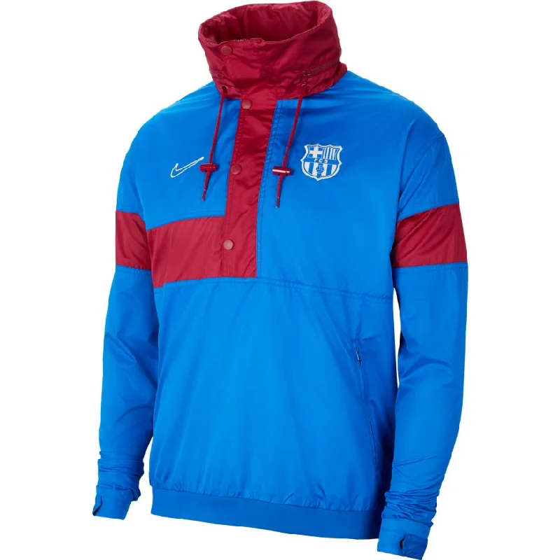 Weekend Deals That Dazzle Nike FC Barcelona Soccer Anorak Jacket