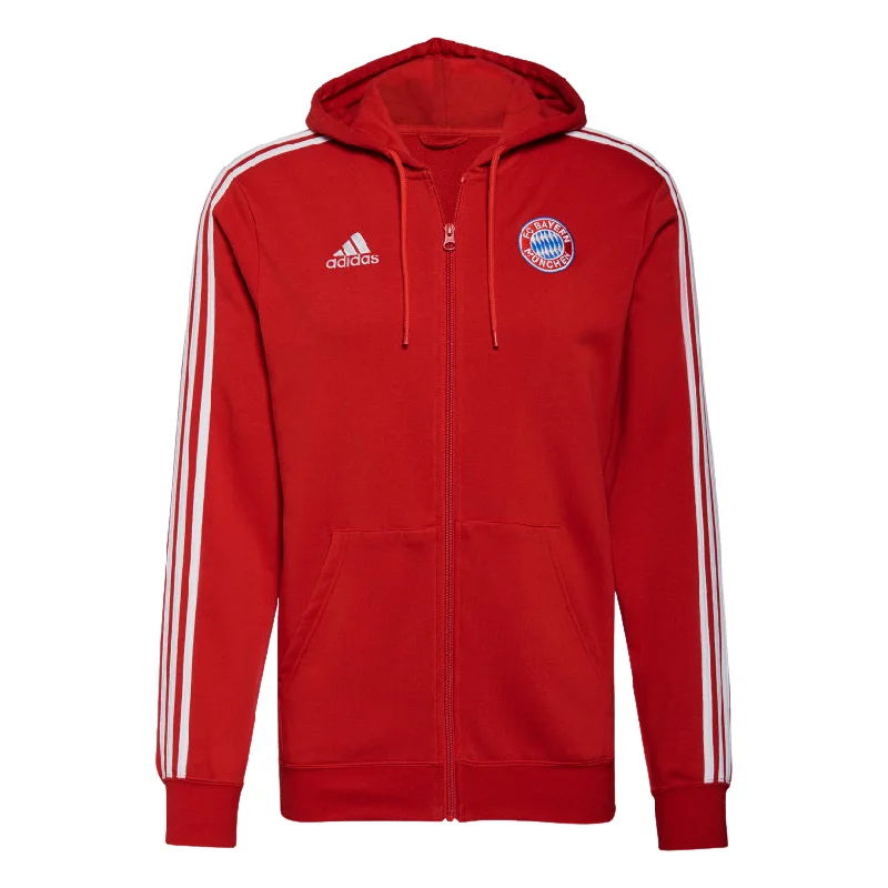 Weekend Bargains to Snag ADIDAS FC BAYERN 3-STRIPES FULL-ZIP HOODIE
