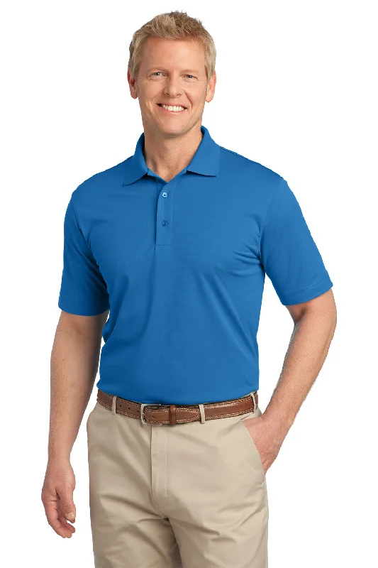 Overstock Sale Port Authority Mens Tech Moisture Wicking Short Sleeve Polo Shirt - Vivid Blue - Closeout Overstock Sale Port Authority Mens Tech Moisture Wicking Short Sleeve Polo Shirt - Vivid Blue - Closeout