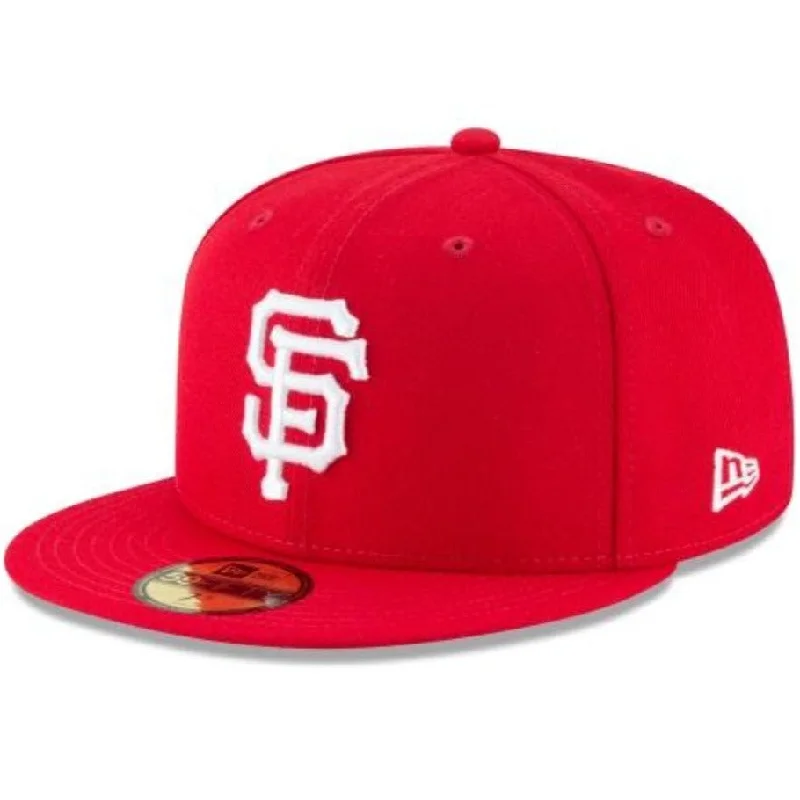 Steal Deal SAN FRANCISCO GIANTS 59FIFTY FITTED HAT- Scarlet