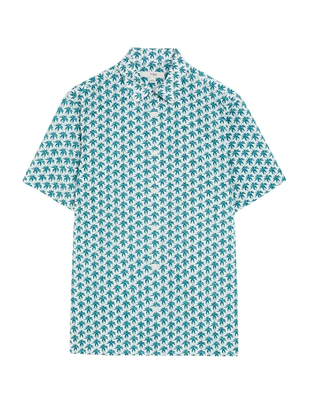 Friends and Family Sale Palm Print Shirt
