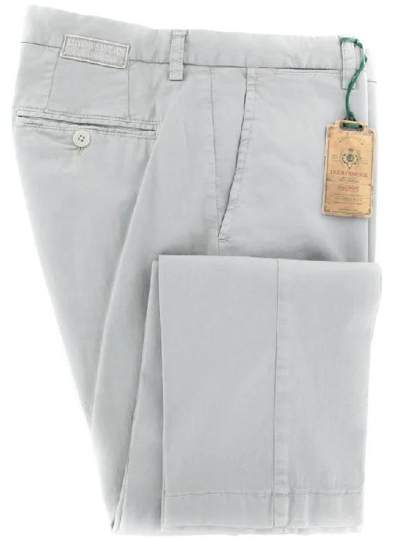 Overstock Sale Luigi Borrelli Gray Pants - 30 US / 46 EU
