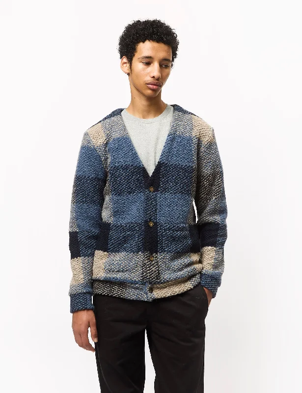 Weekend Specials to Cherish Portuguese Flannel Quintal Cardigan Shirt - Blue