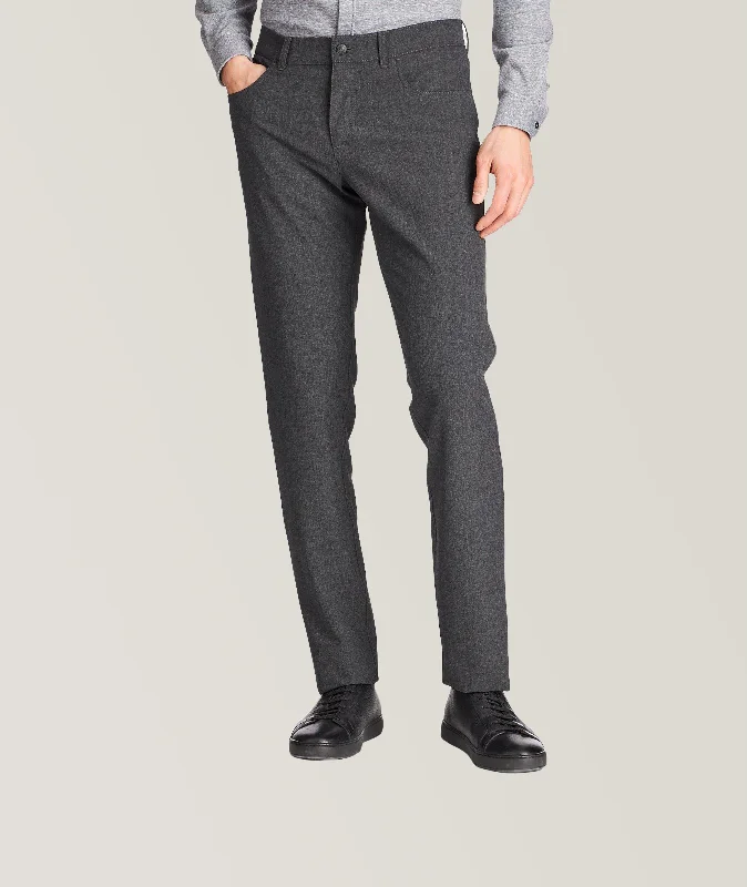 PIPE Ceramica Bankers Grey Five Pocket Dress Pants - Alberto