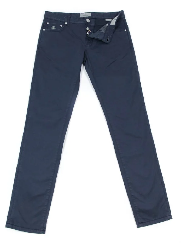 Luigi Borrelli Navy Blue Pants - 38 US / 54 EU