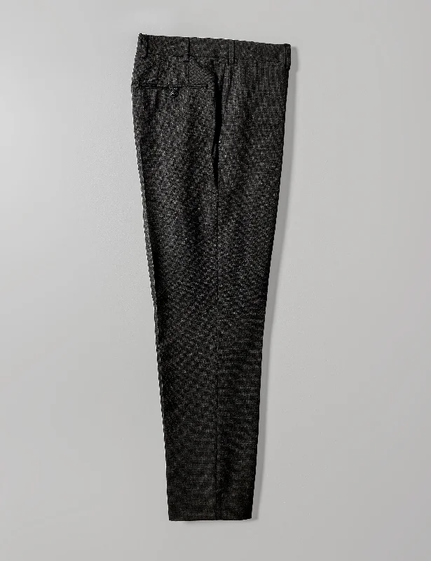 Weekend Deals That Thrill BKT50 Tailored Trousers in Super 130s Plainweave - Black Dusk