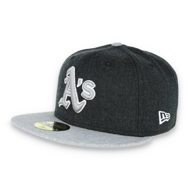 Limited Supply Oakland Athletics New Era 59Fifty Cap-Heather Grey/Heather Light Grey Limited Supply Oakland Athletics New Era 59Fifty Cap-Heather Grey/Heather Light Grey