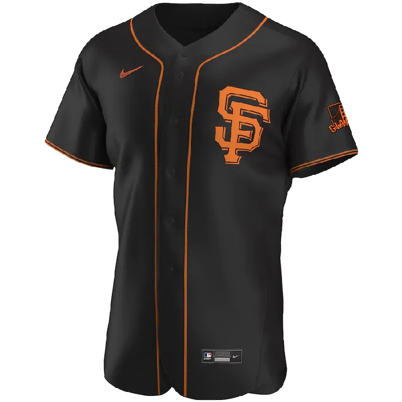 Midnight Madness San Francisco Giants Nike Alternate Authentic Logo Team Jersey – Black Midnight Madness San Francisco Giants Nike Alternate Authentic Logo Team Jersey – Black