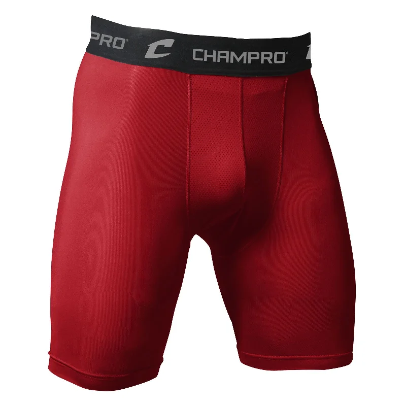 Unmissable Offer CHAMPRO COMPRESSION SHORTS-SCARLET