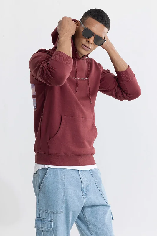 Half Price Meh-Ta-Noy-Ah Maroon Hoodie
