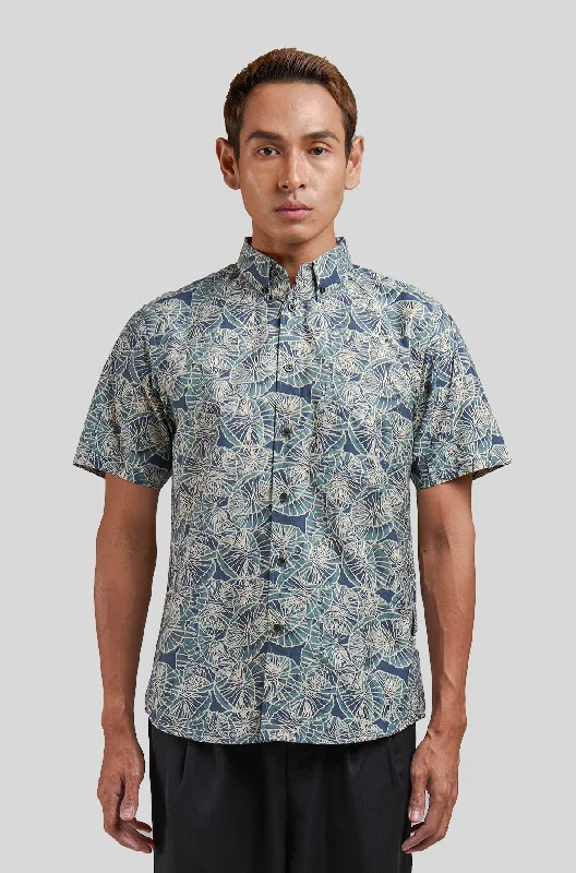 Shop and Save My Slim Fit Crumple Paper in Cornflower Blue
