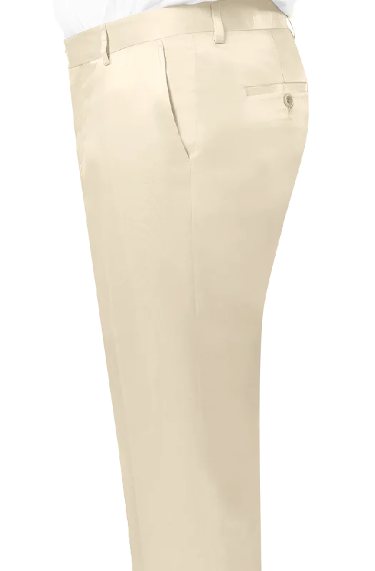 Kent & Park PS-02 Satin Slim Fit Pants Ceam