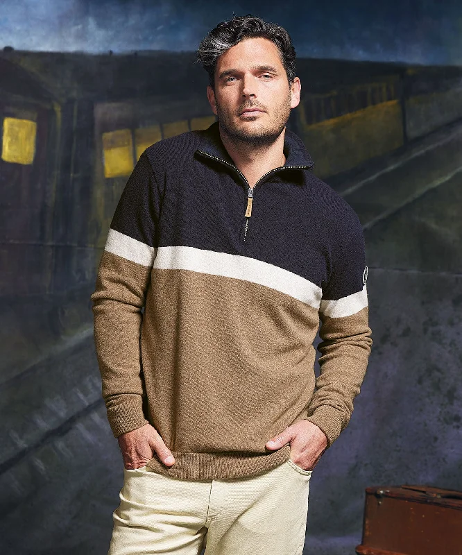 Doorbuster Deal Stellan Windproof Wool Quarter-Zip Sweater