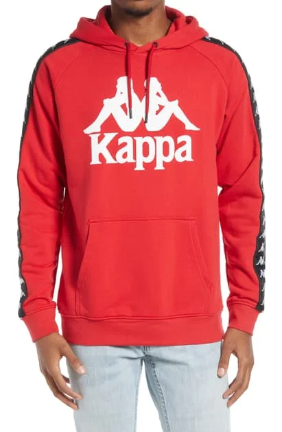 Big Savings KAPPA 222 BANDA HURTADO 2 HOODIE-RED/BLACK