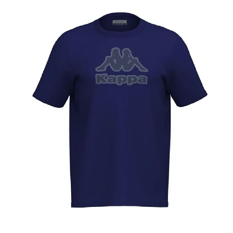 Anniversary Sale Kappa Men's Authentic Logo Bant T-Shirt - BLUE SPECTRUM