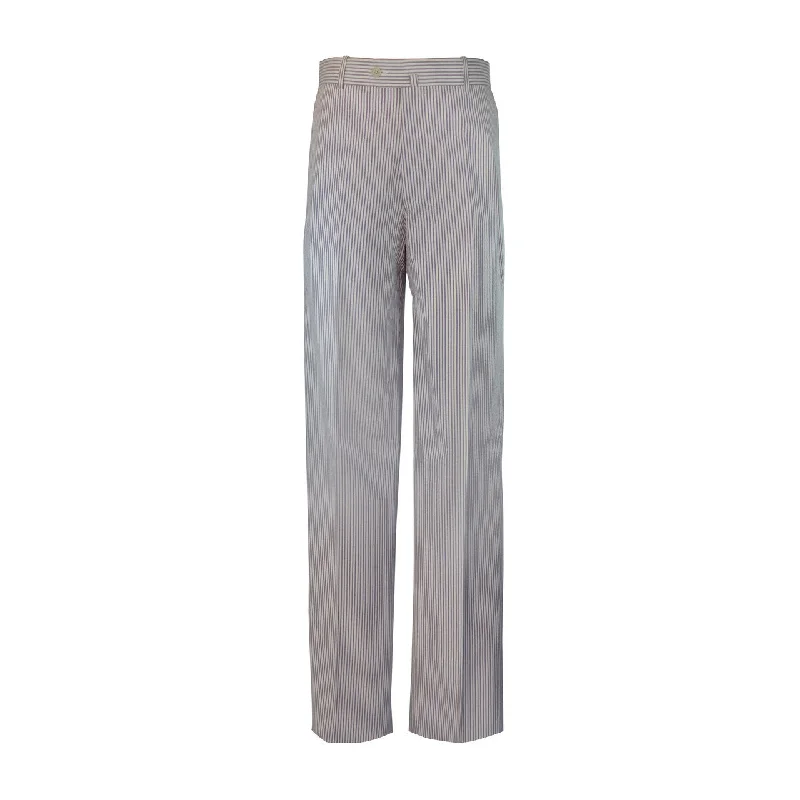 Members Only Laguna Cotton Seersucker Trouser - Purple