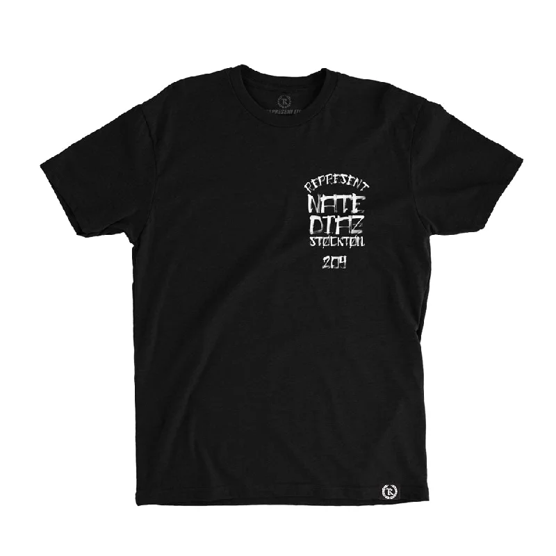 Weekend Savings Fiesta Nate Diaz Aug. 5th WAR DIAZ 209 Signature Tee [BLACK] OFFICIAL PAUL VS. DIAZ MERCH