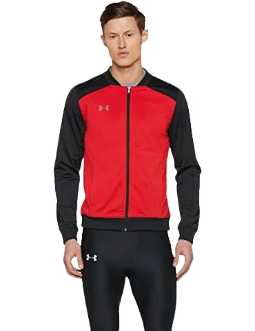 Fantastic Offers UNDER ARMOUR CHALLENGER II JACKET-RED/BLACK